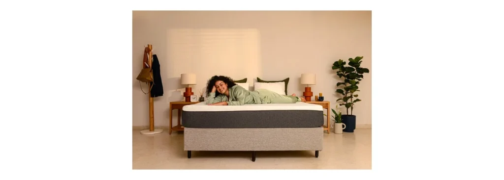 Colchão da linha Emma Original em imagem de divulgação da fabricante; confira a versão e o tamanho no anúncio.