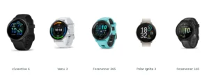 Garmin ou Polar: vívoactive 6, Venu 3 branco, Forerunner 265 Aqua, Polar Ignite 3 e Forerunner 165