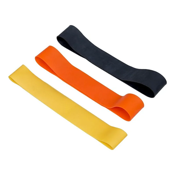 Kit Mini Band Acte T71 com três faixas elásticas em imagem de divulgação do varejista.